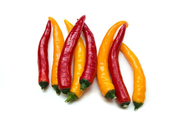 Red and Yellow Chillis — Stock Photo, Image